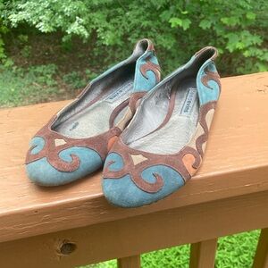 Reed Evins suede ballet flats